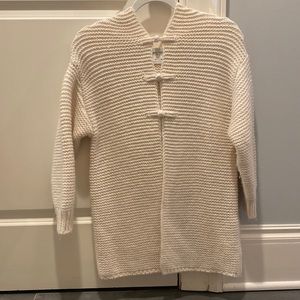 Zara buttoned sweater jacket.